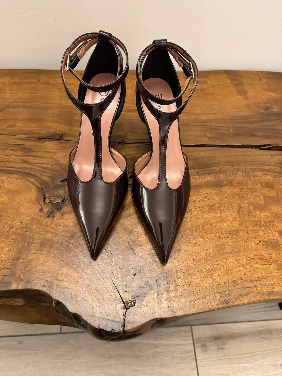 Miniatura: Dècolletè Vernice con Cinturino