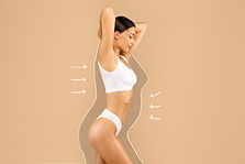 concept-di-perdita-di-peso-donna-biancheria-intima-con-silhouette-disegnata-intorno-al-suo