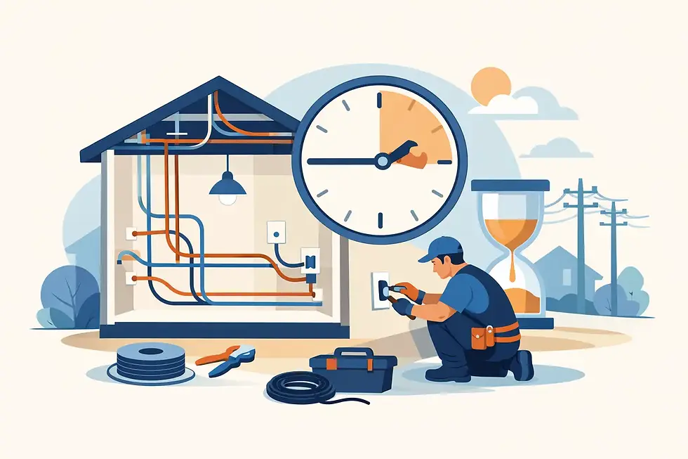 How Long Does House Rewiring Take?