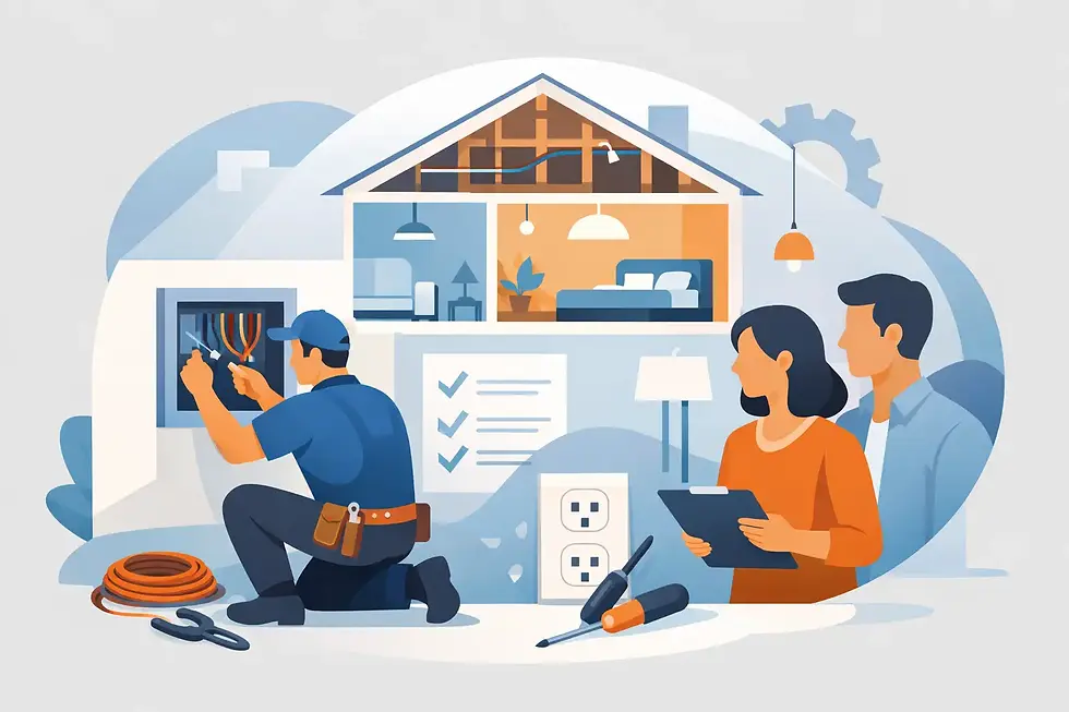 Rewiring Occupied House Checklist for Homeowners