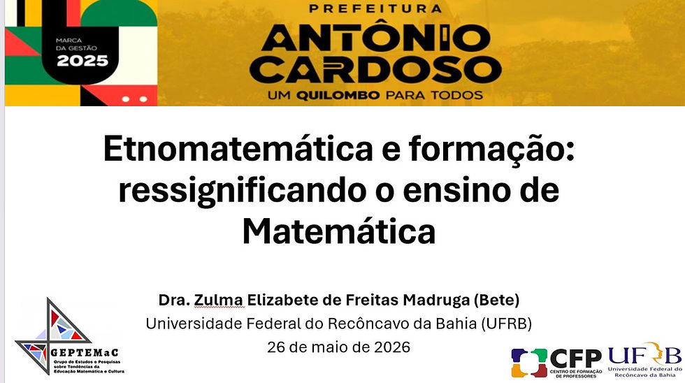 Professora Bete Madruga participa de formação para professores em Antônio Cardoso-BA