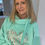 Thumbnail: Animal Print Heart Cowl Hoodie