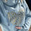 Thumbnail: Animal Print Heart Cowl Hoodie