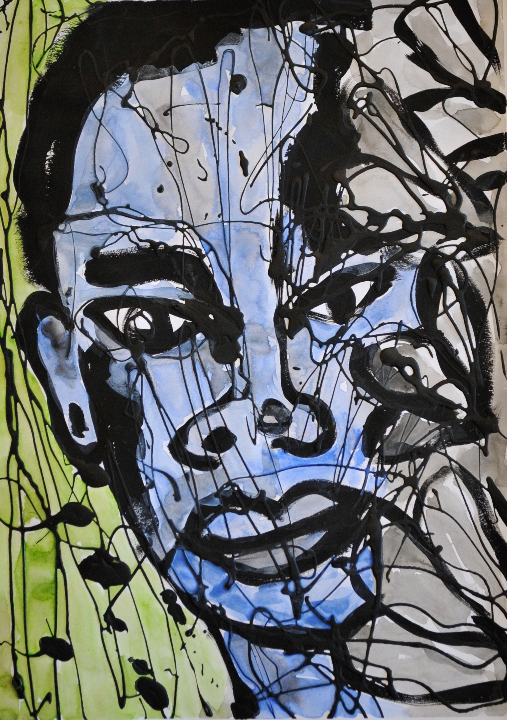 Yuran Henriques / Acrílico sobre papel