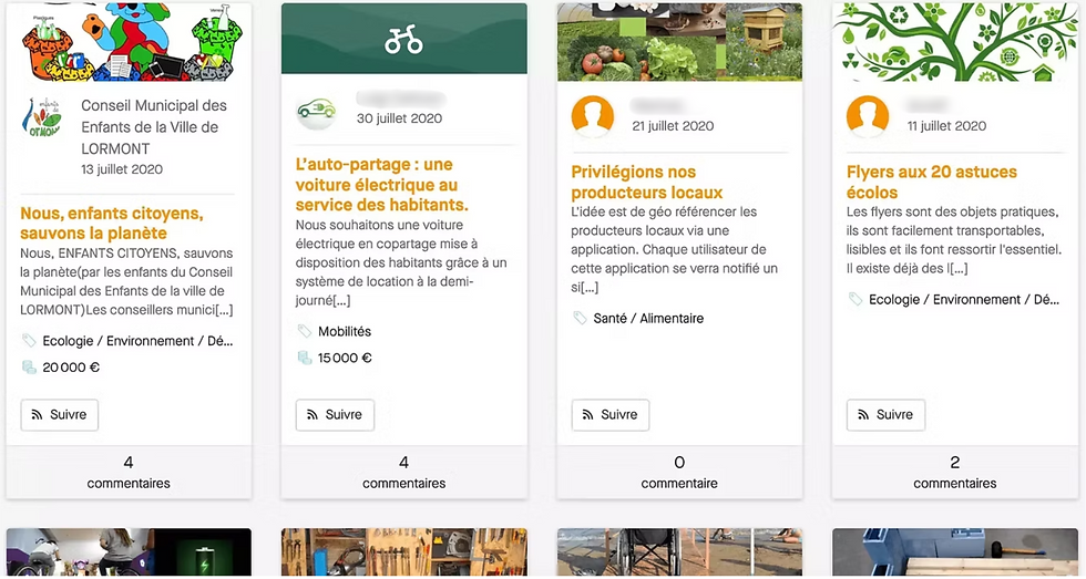 image de projets participatifs deposes par des personnes morales