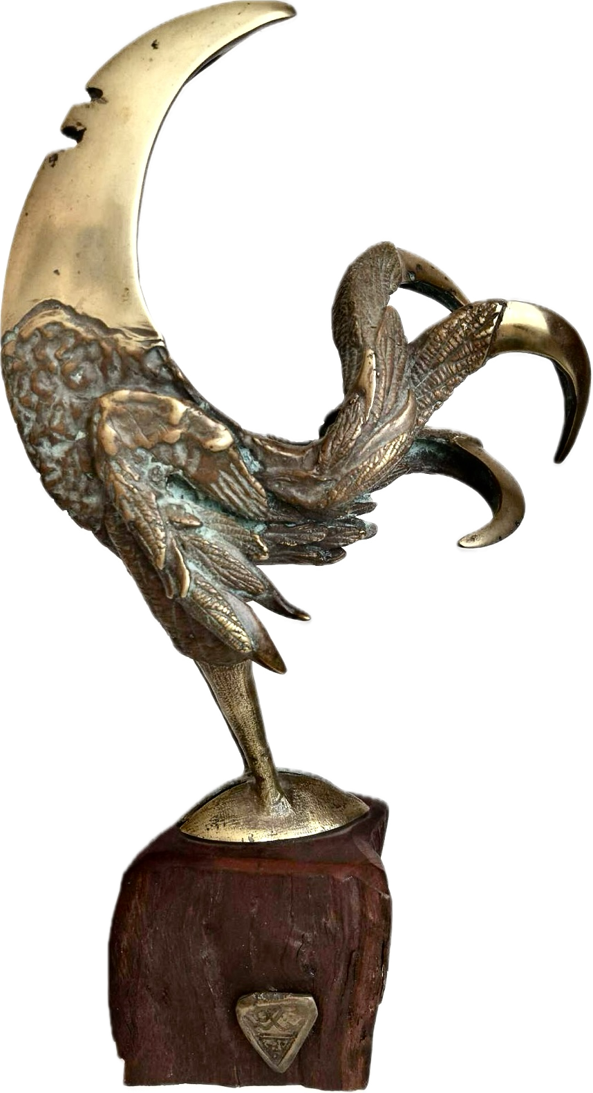 "Русалка" Малка скулптура от бронз и камък