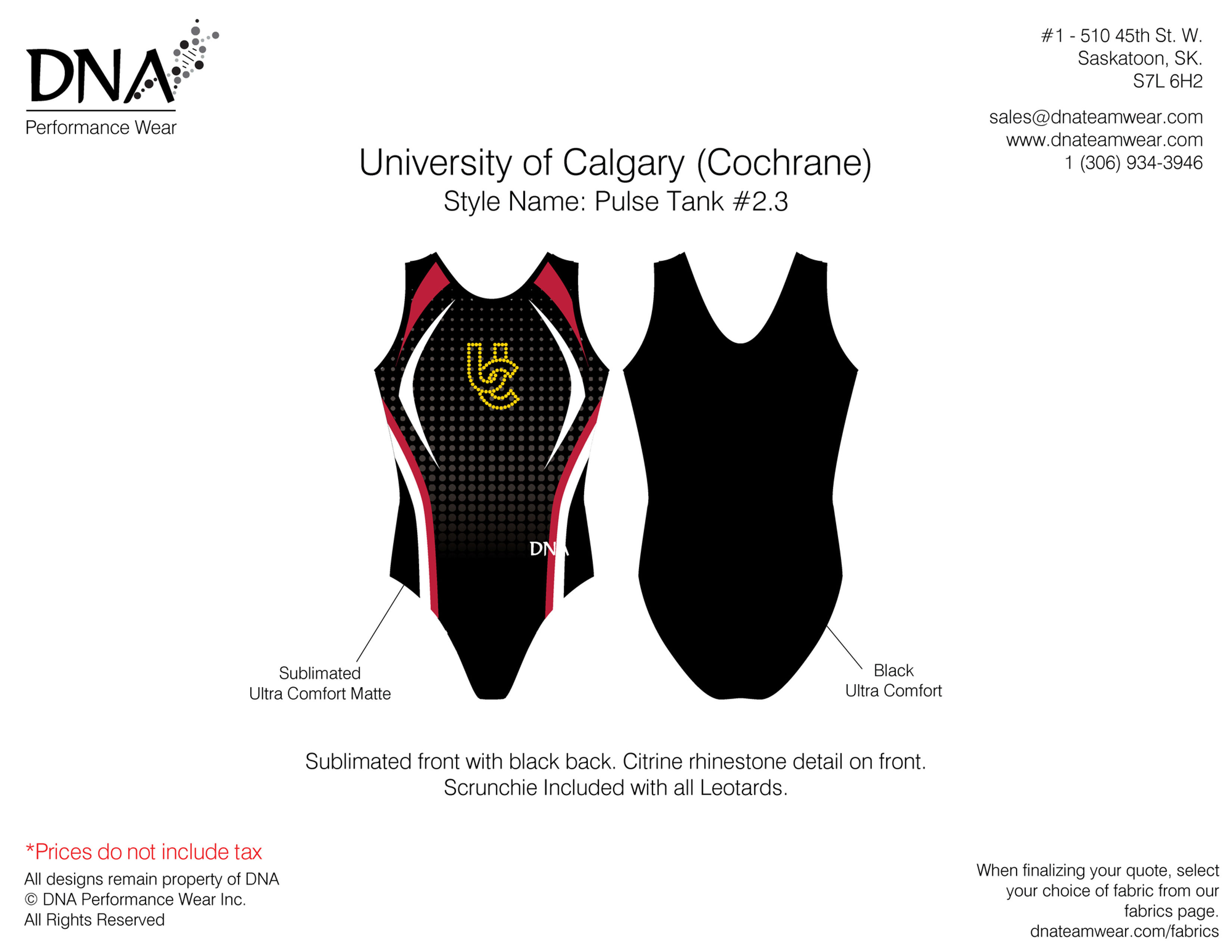 University of Calgary Cochrane Gymnastics- Pulse Tank #2.3