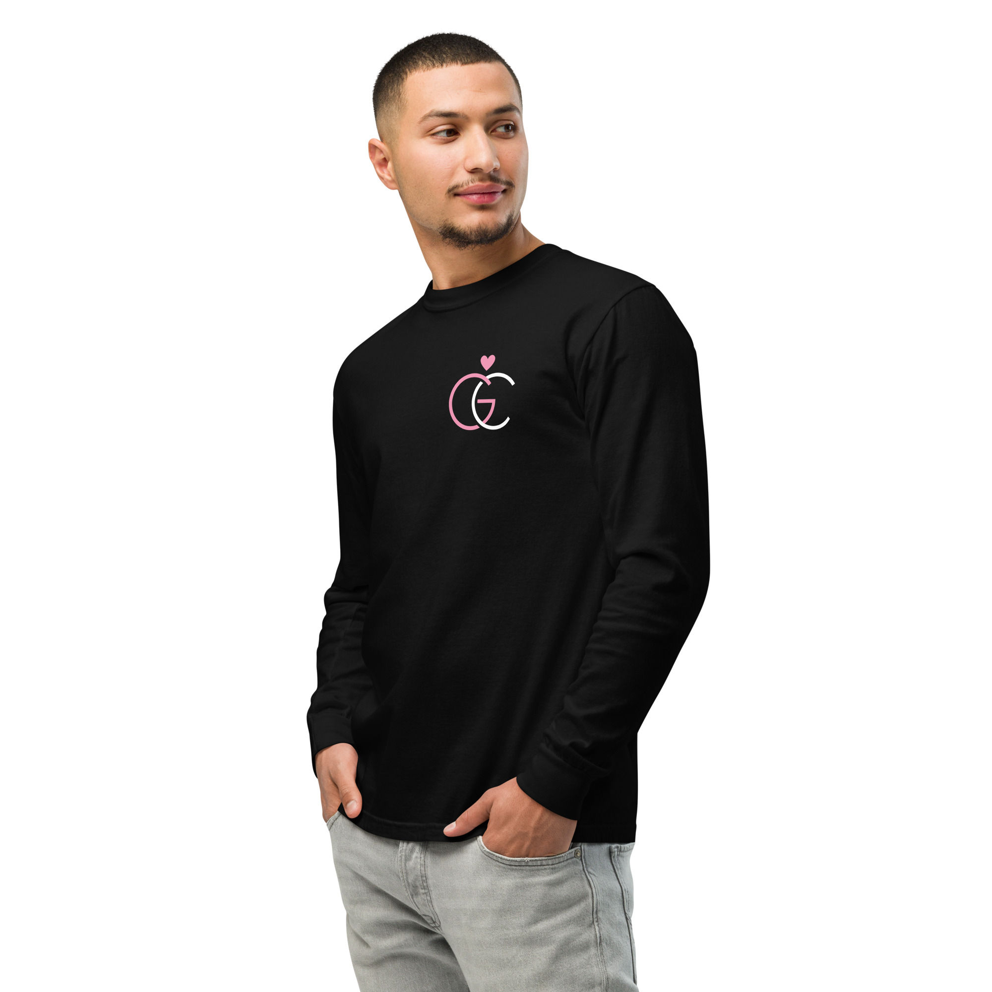 Long Sleeve Generosity Starts With Me - Pink/Black