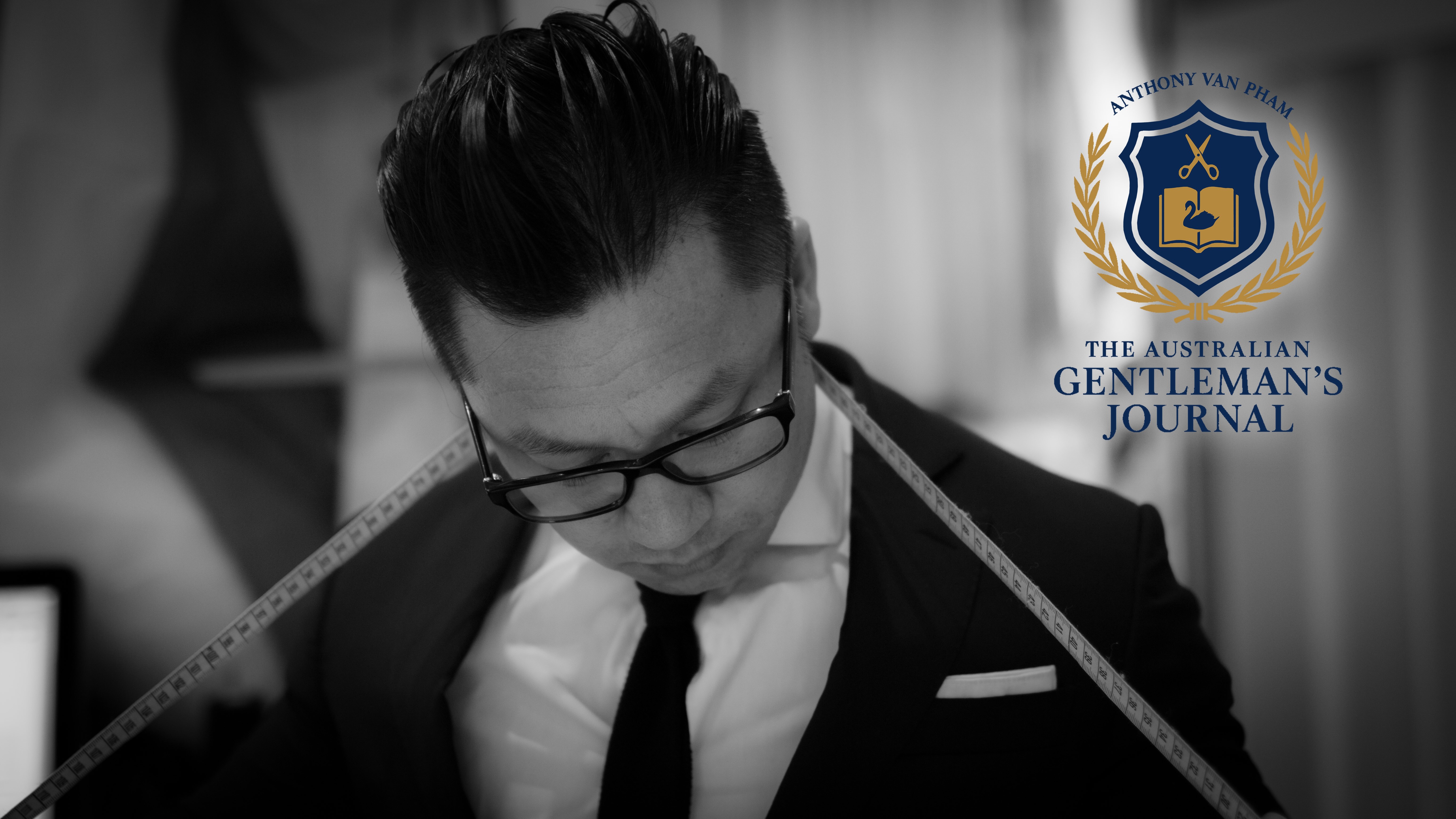The Australian Gentleman's Journal cover featuring Anthony Van Pham and the art of tailoring