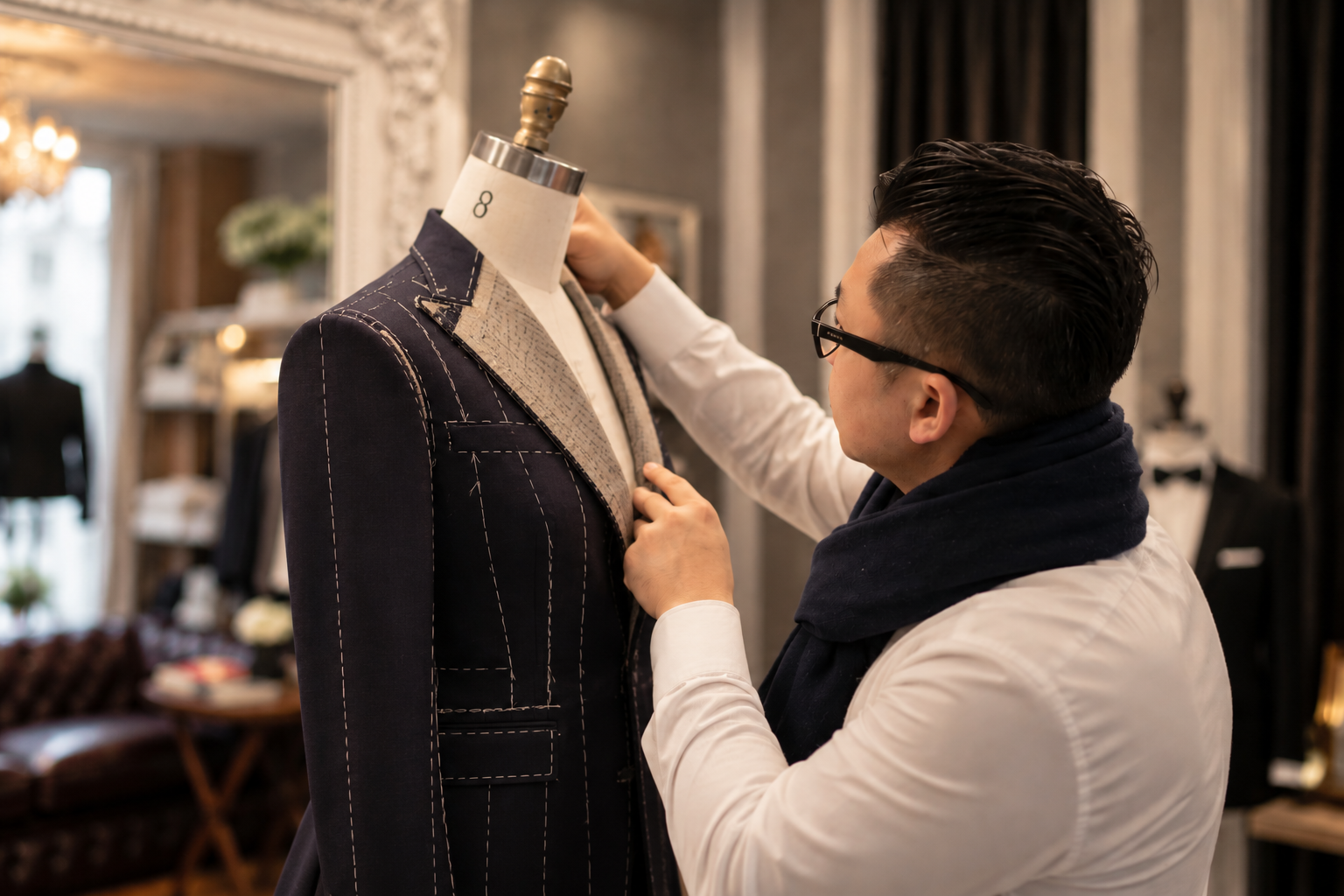 Tailored suit jacket