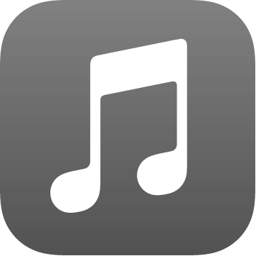 Icon Apple Music greyed out