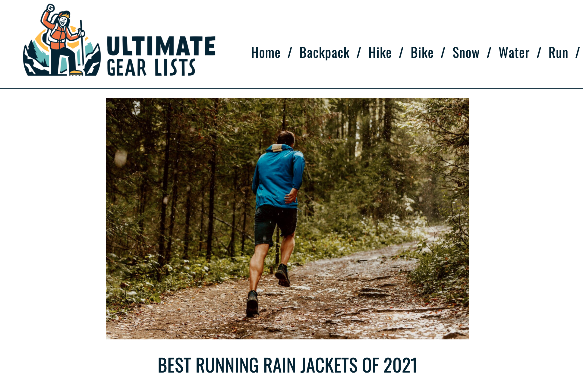 Running rain jackets review