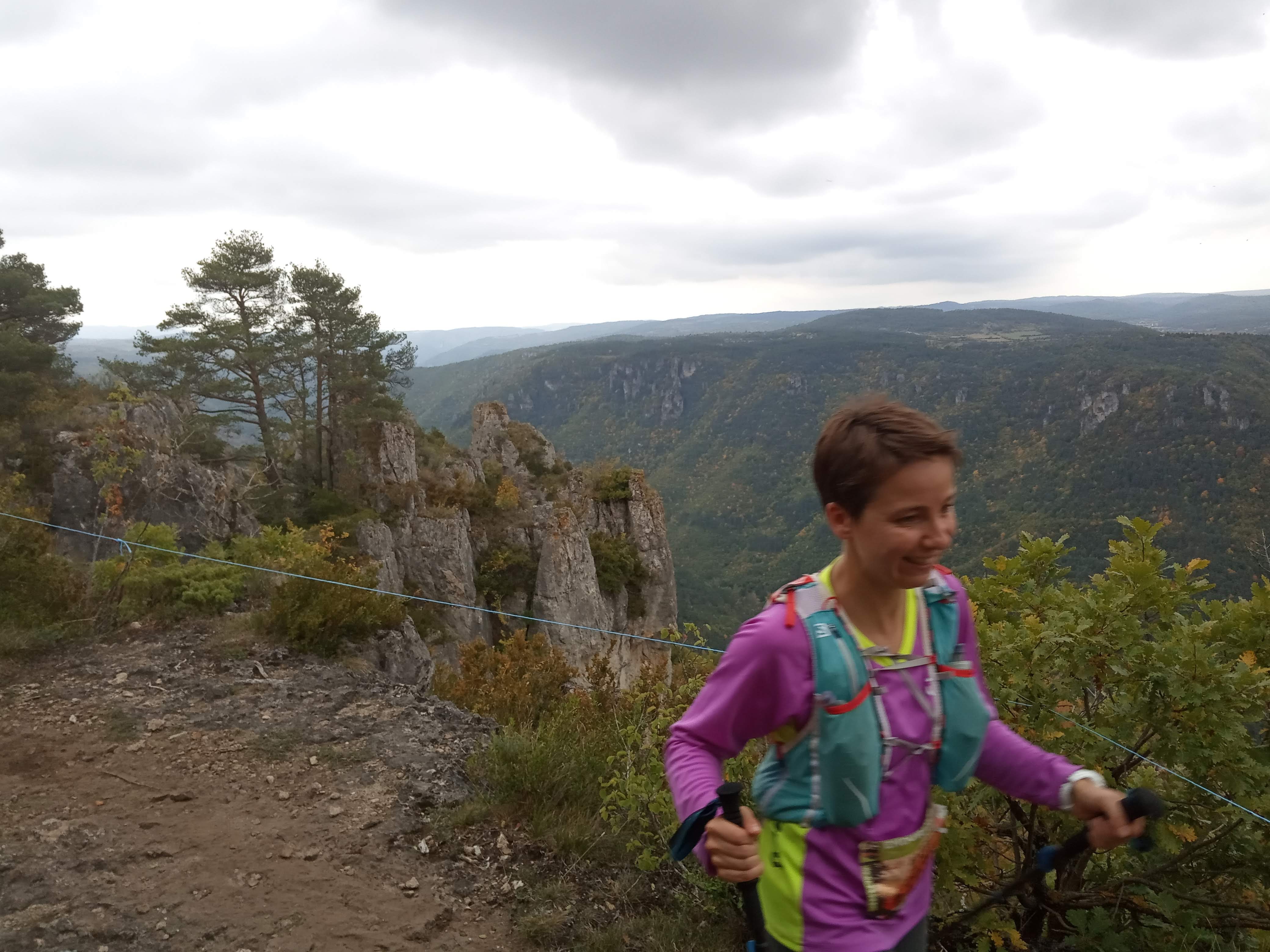 Running and staying hydrated on Grand Trail des Templiers route