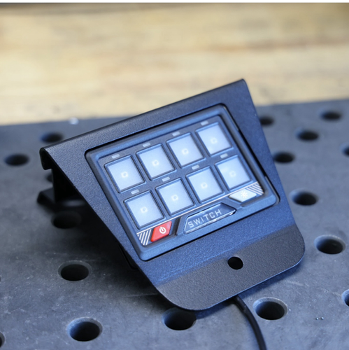 RZR Pro 8 Gang Switch Panel w/Mount | mbwhips