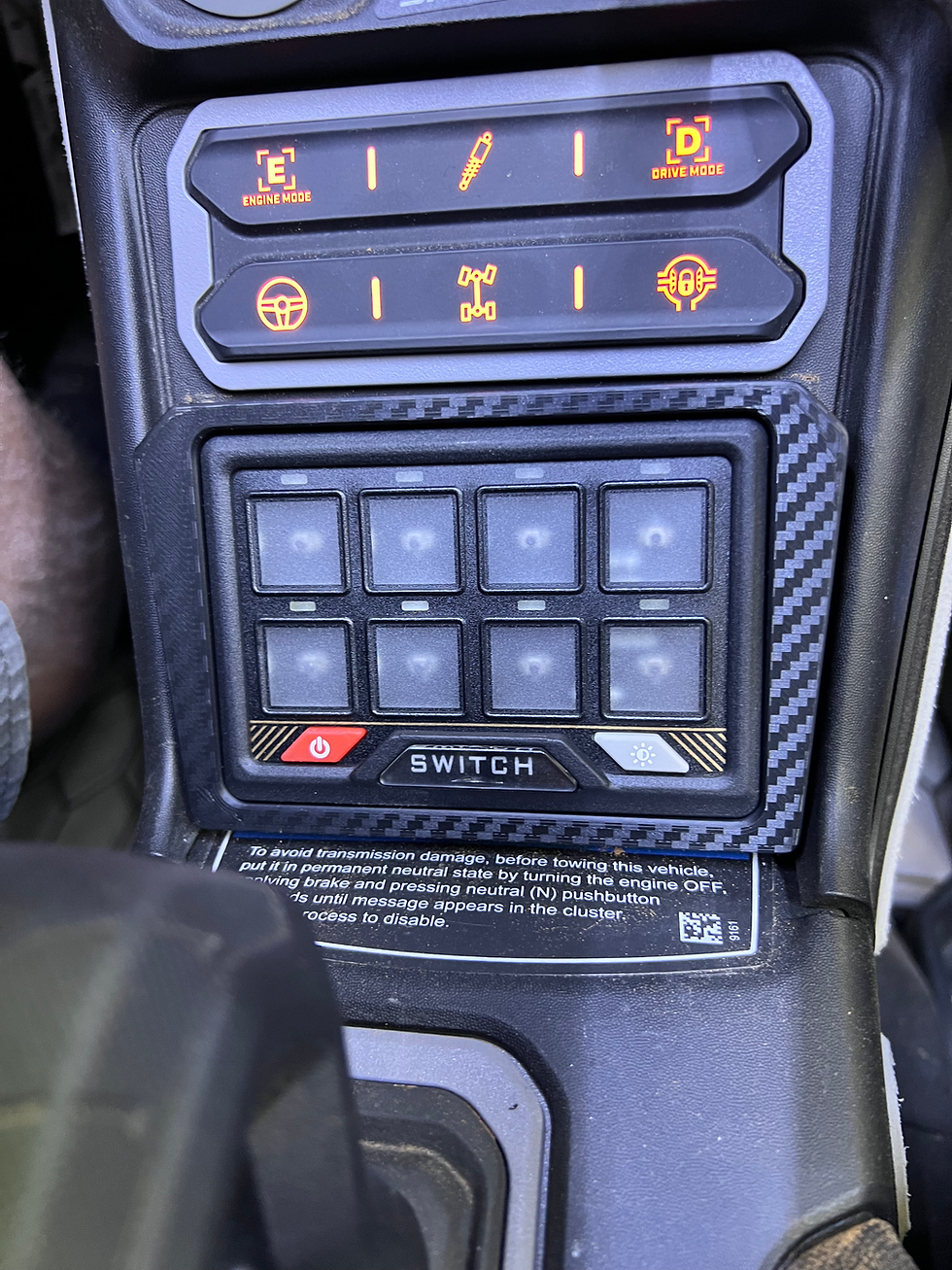 Thumbnail: CanAm Maverick R Switch Panel