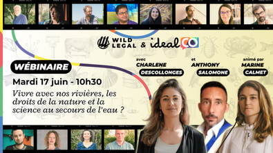Webinaire avec Charlène Descollonges et Anthony Salomone, vivre avec nos rivières