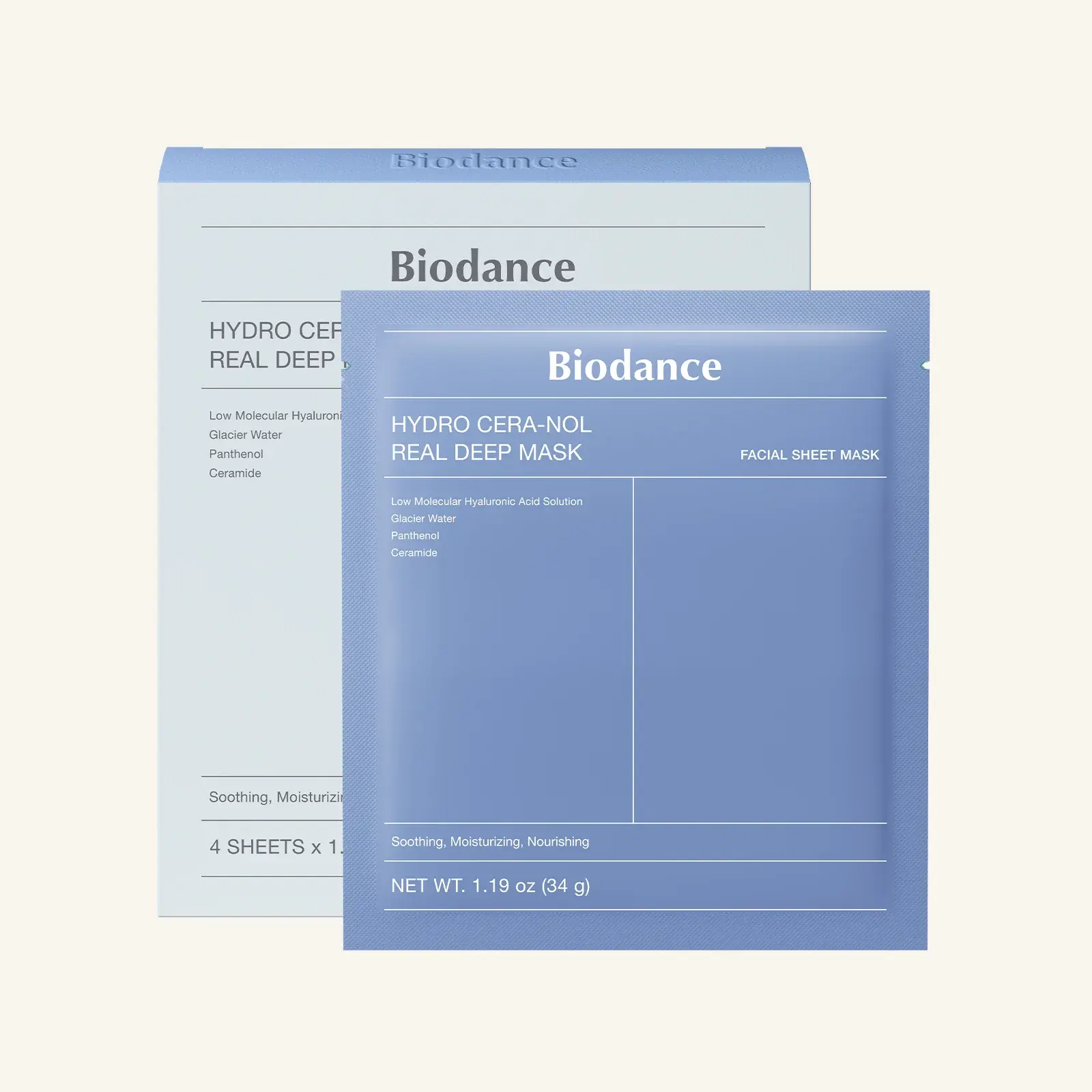 Biodance Hydro Cera-nol Real Deep Mask 4er Set
