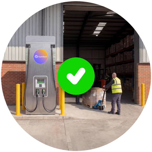 OptiGrid DC Fast Charger Quick Deployment