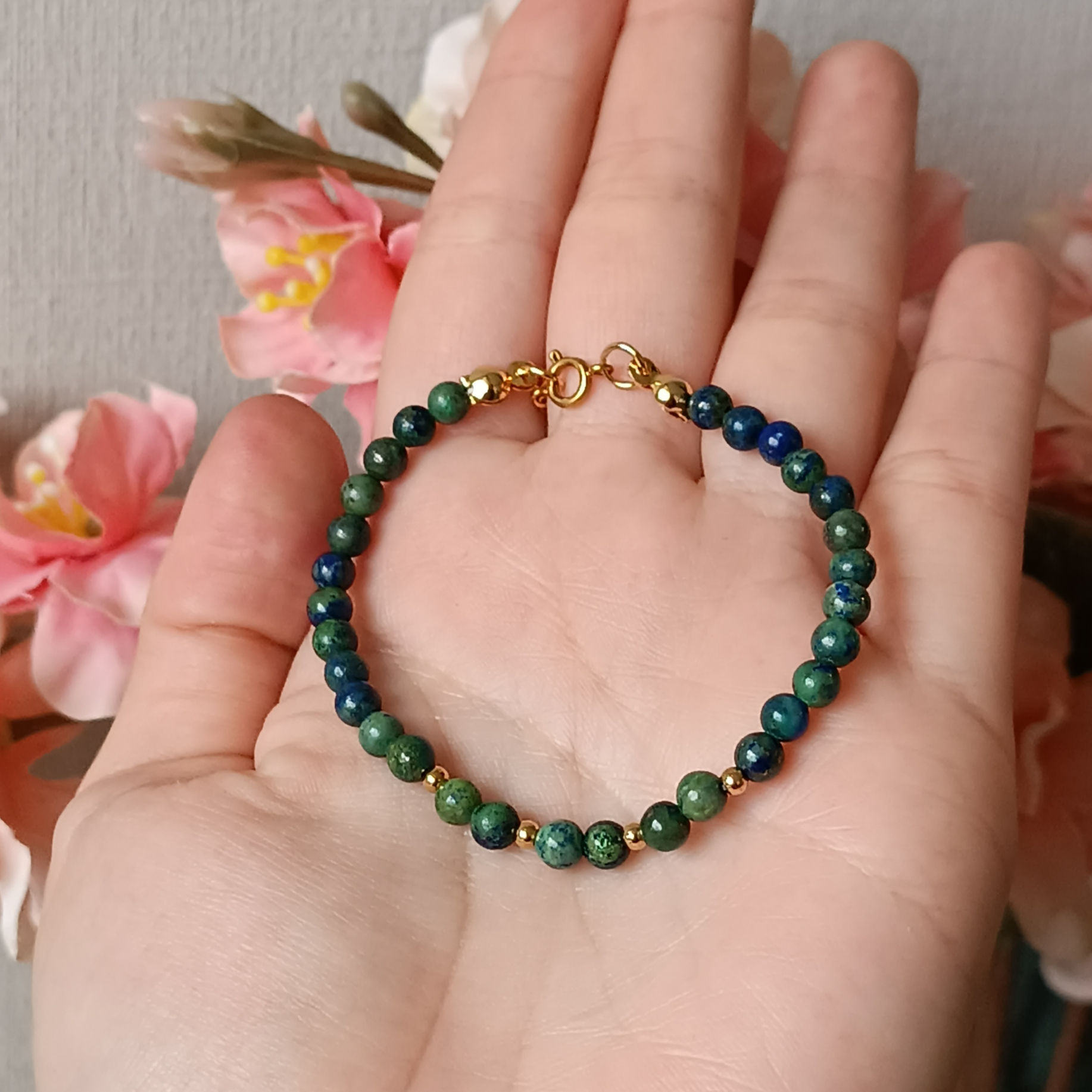 Pulsera Aura - Azurita