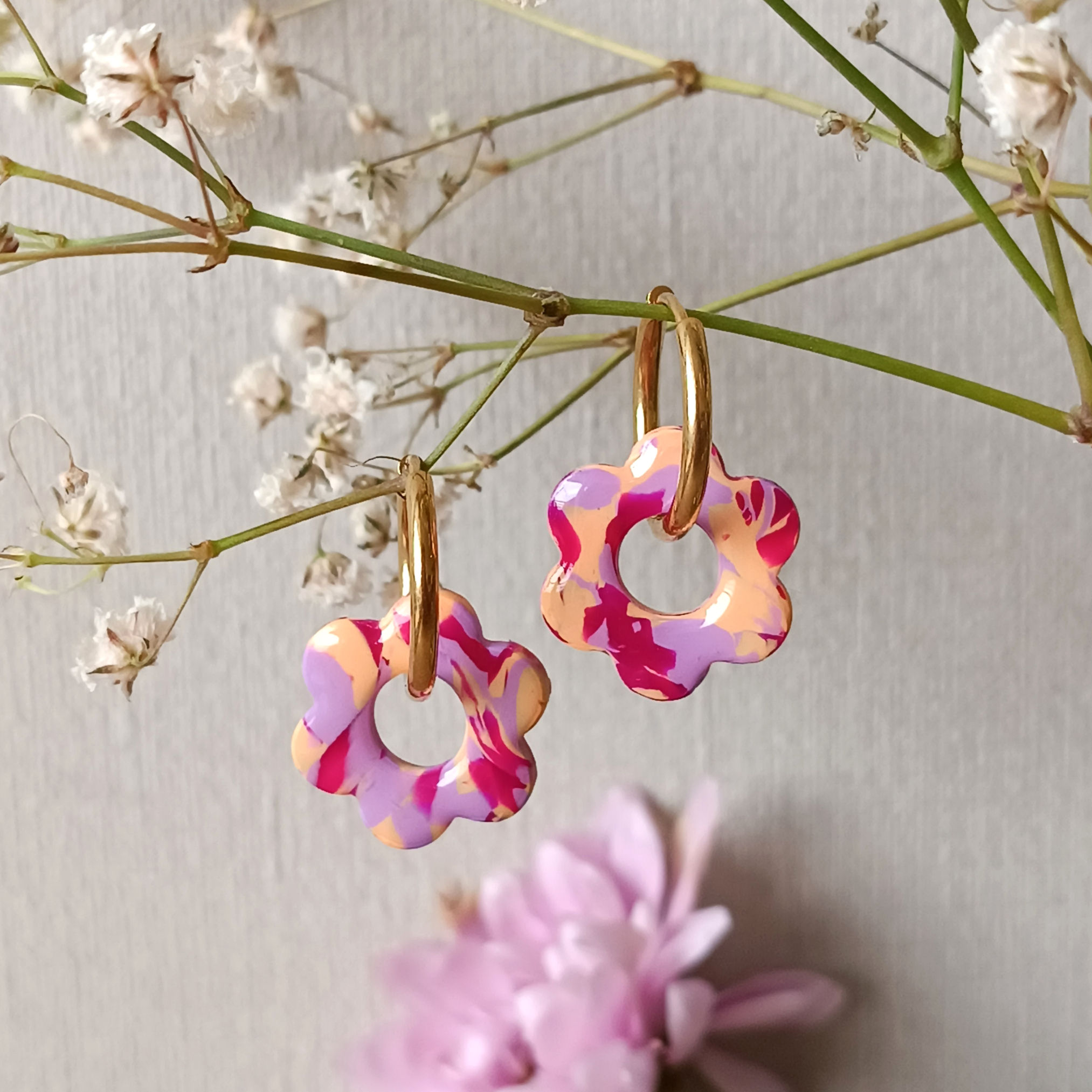 Infinity flor confetti blush