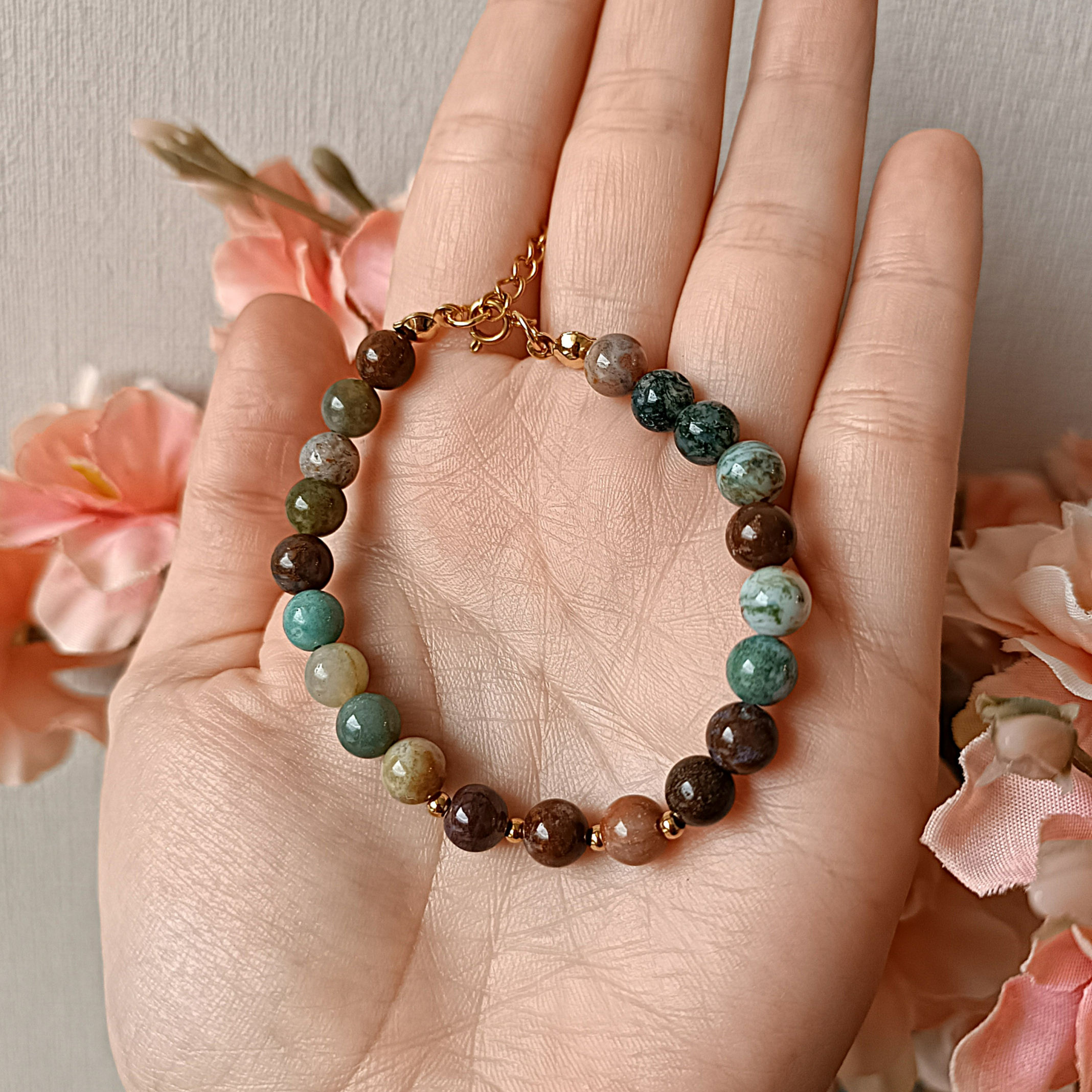 Pulsera Alma - Ágata de la india