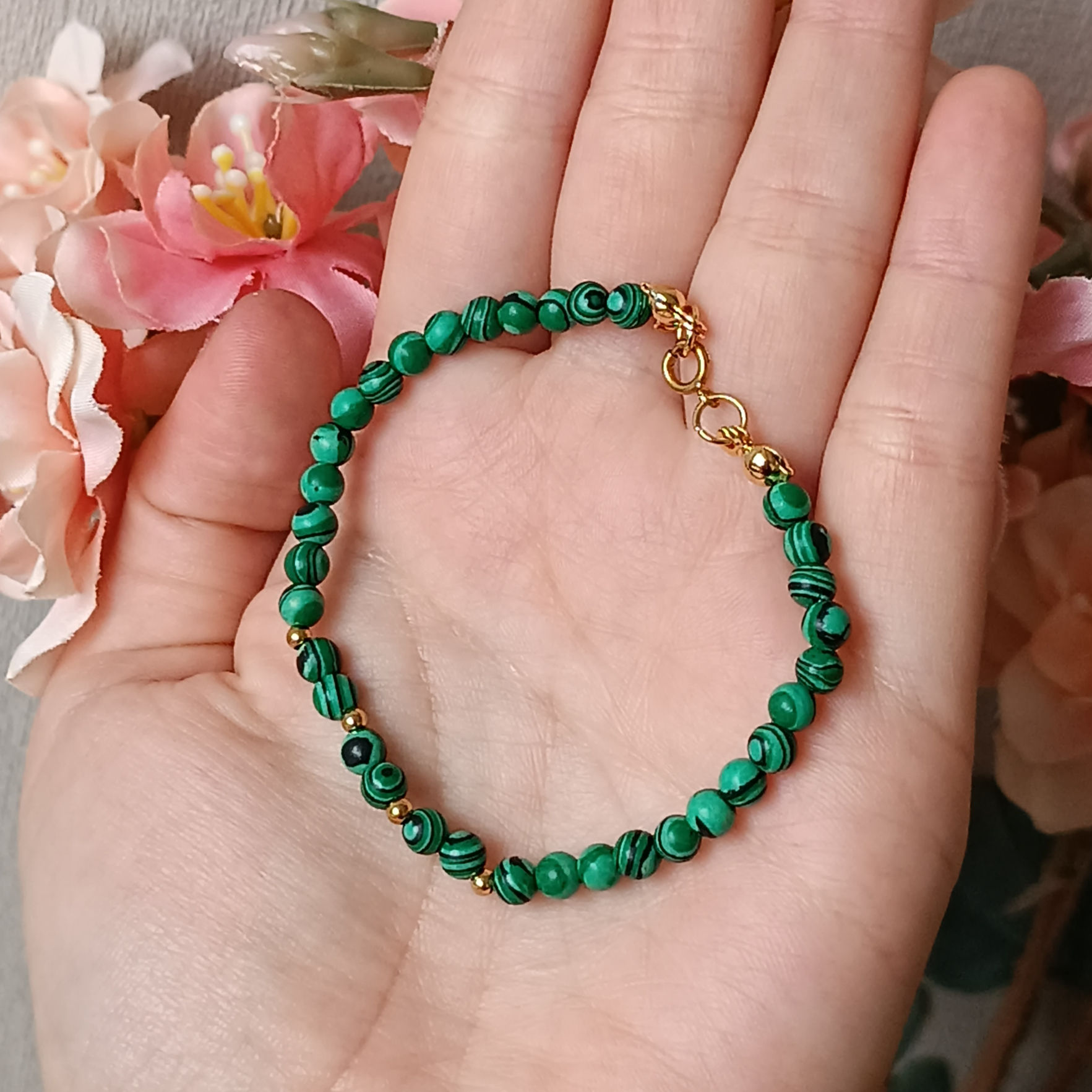 Pulsera Aura - Malaquita