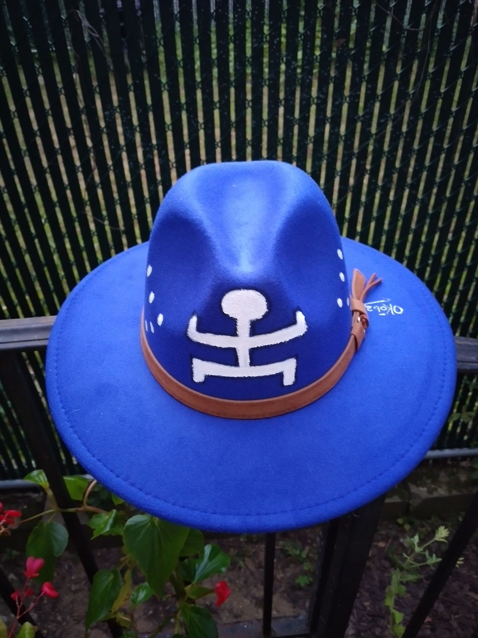 Thumbnail: Large Fedora "ForThePeople" hat/Yellow or Blue