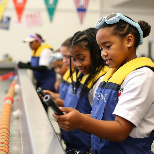 youth girls from low-income communitiesin STEM, skilled trades, swimming, and sailing..jpg