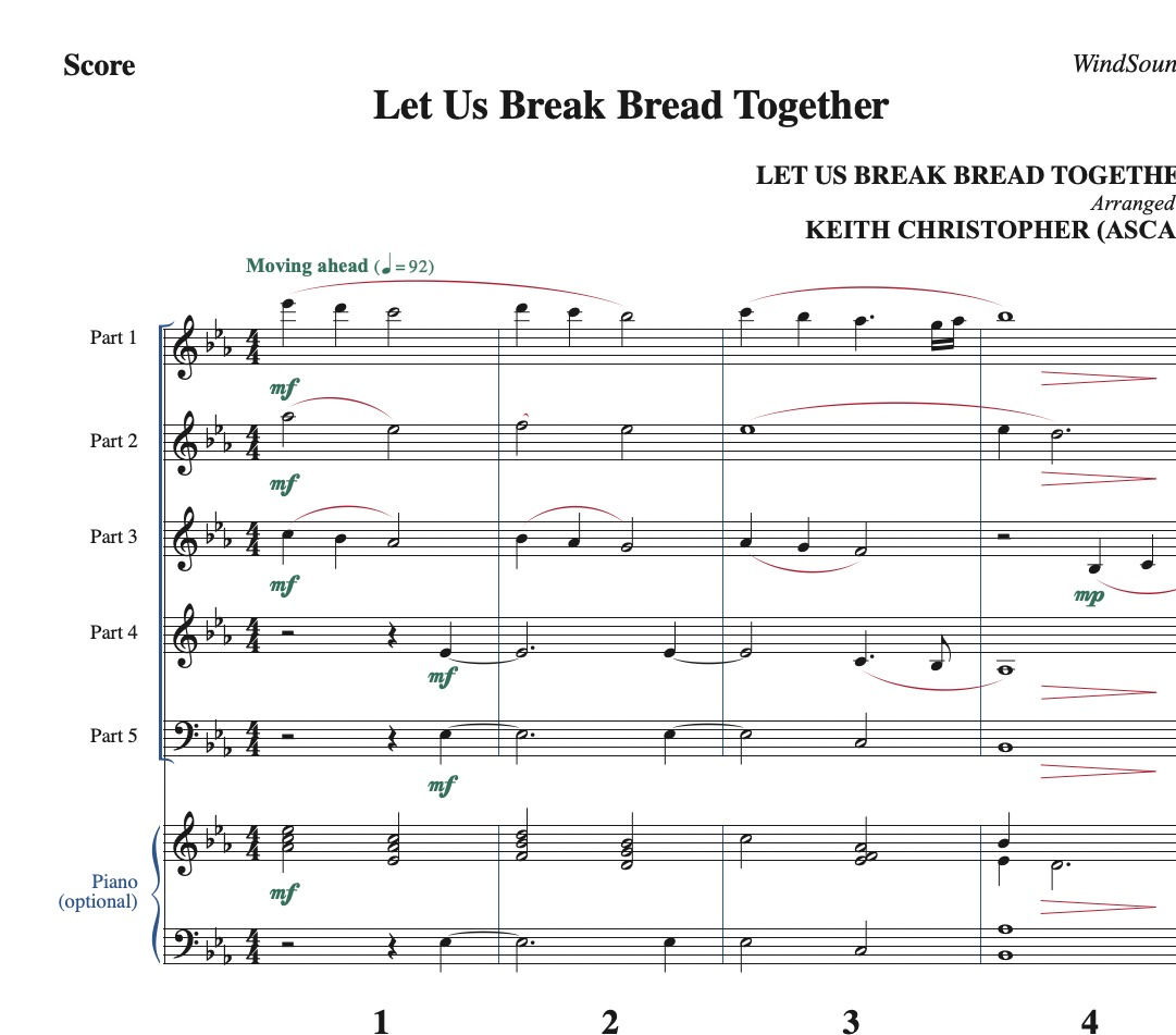 Let Us Break Bread Together