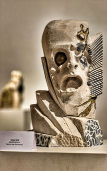 Gold Eye, escultura de Marcos Torandell. Colección Sin prejuicios