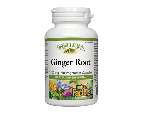 Natural Factors Ginger Root 1200 mg, HerbalFactors® 90's