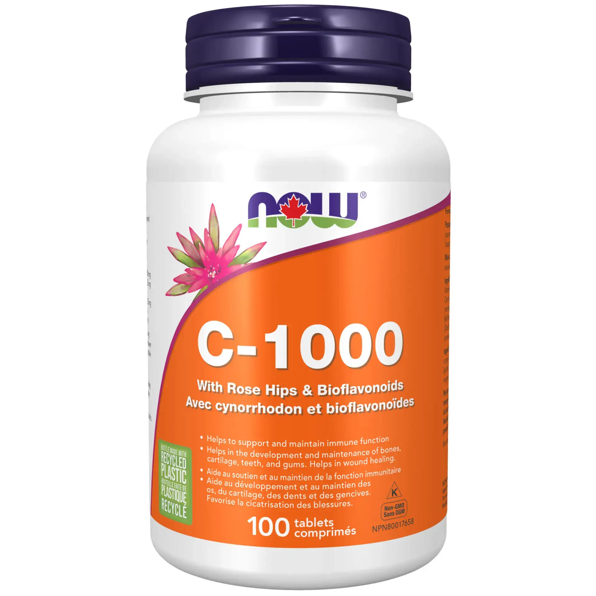 NOW Vit C-1000 with 100mg Bioflavonoids 250vcap