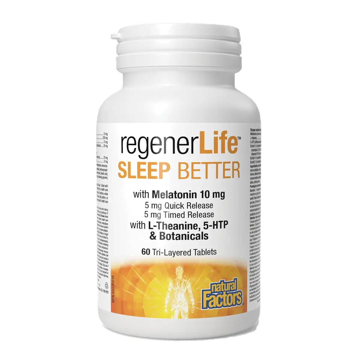 Natural Factors RegenerLife Sleep Better Triple Action 60tabs