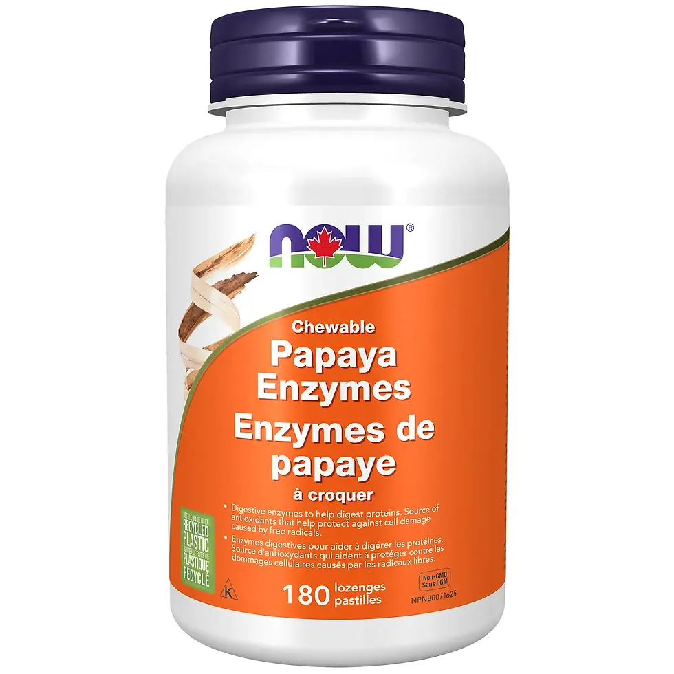 NOW Papaya Enzyme Chewable 180Loz