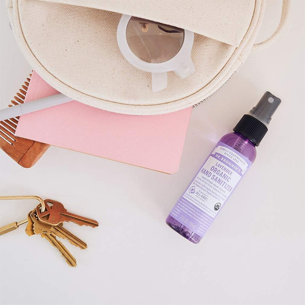 Dr. Bronner's Lavender Organic Hand Sanitizer 59ml