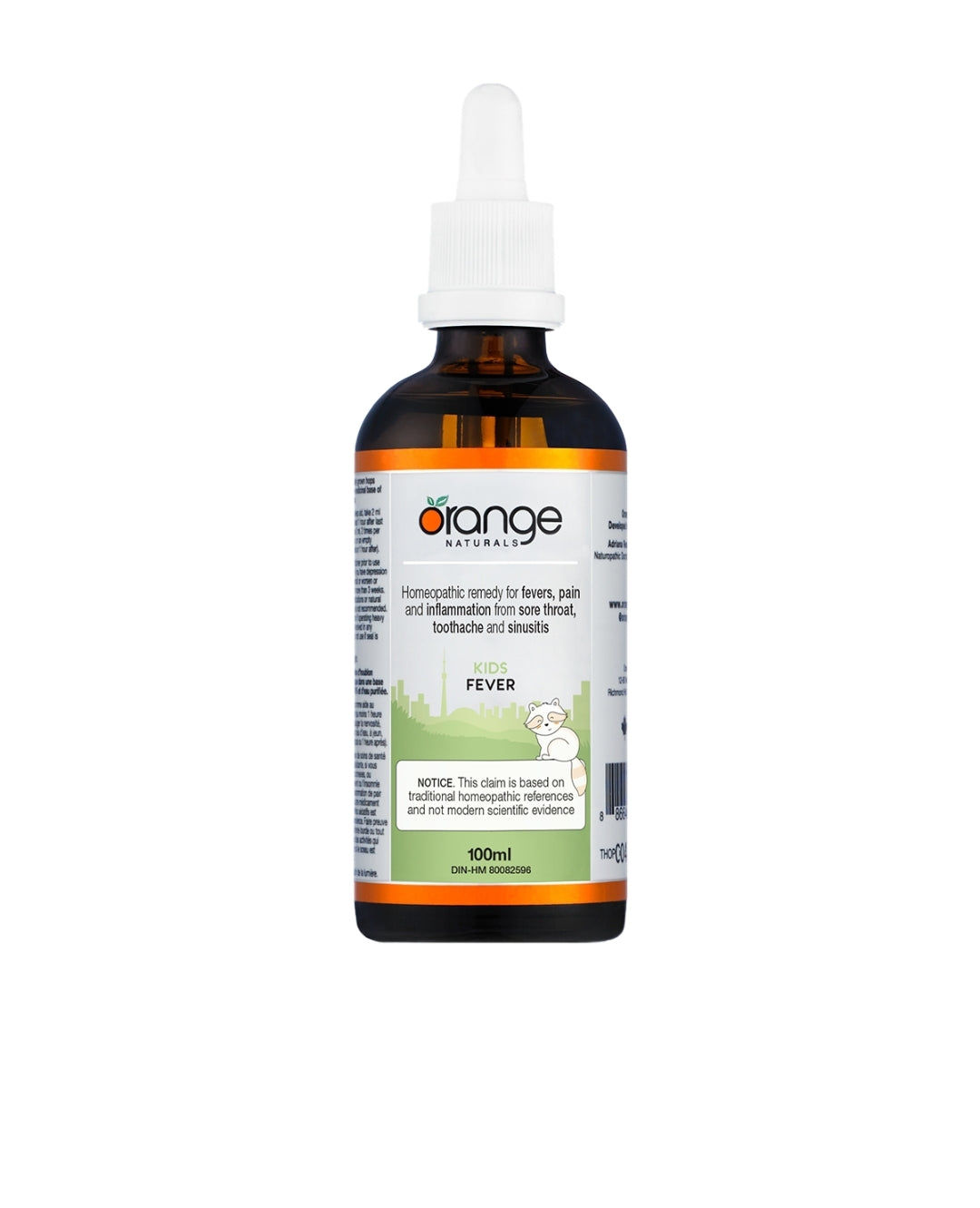Orange Naturals Homeopathic Kids Fever 100ml