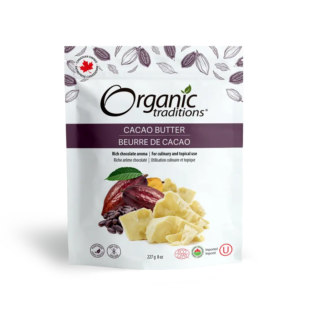 Organic Traditions Cacao Butter 227g