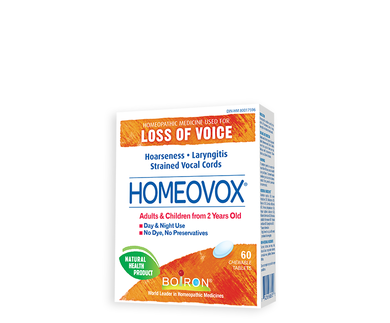 Homeovox Loss of Voice 60's