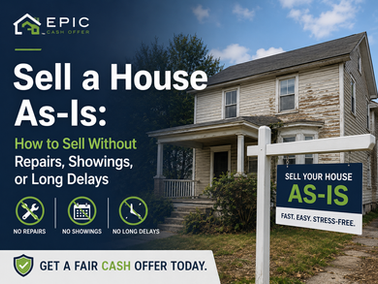 Sell a House As-Is: How to Sell Without Repairs, Showings, or Long Delays