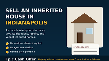 sell inherited house Indianapolis as-is