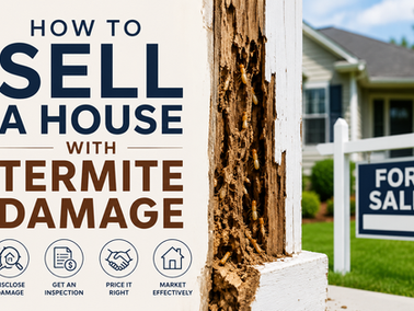 How to Sell a House With Termite Damage