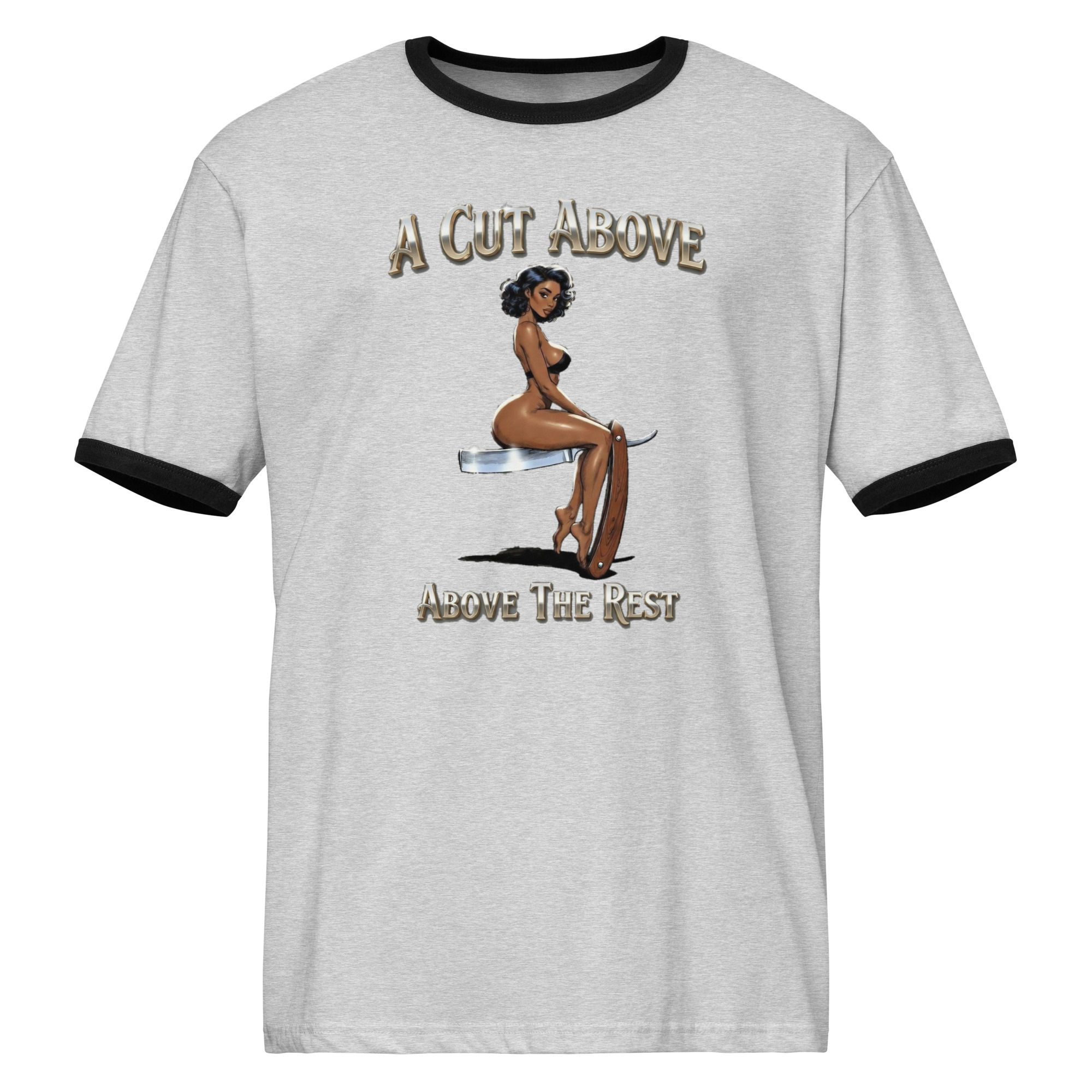 A Cut Above The Rest Unisex ringer t-shirt