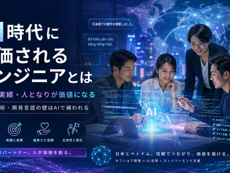 これからのエンジニアは経験と実績のみが評価される。言葉、技術力、開発言語による壁はAIで補われる