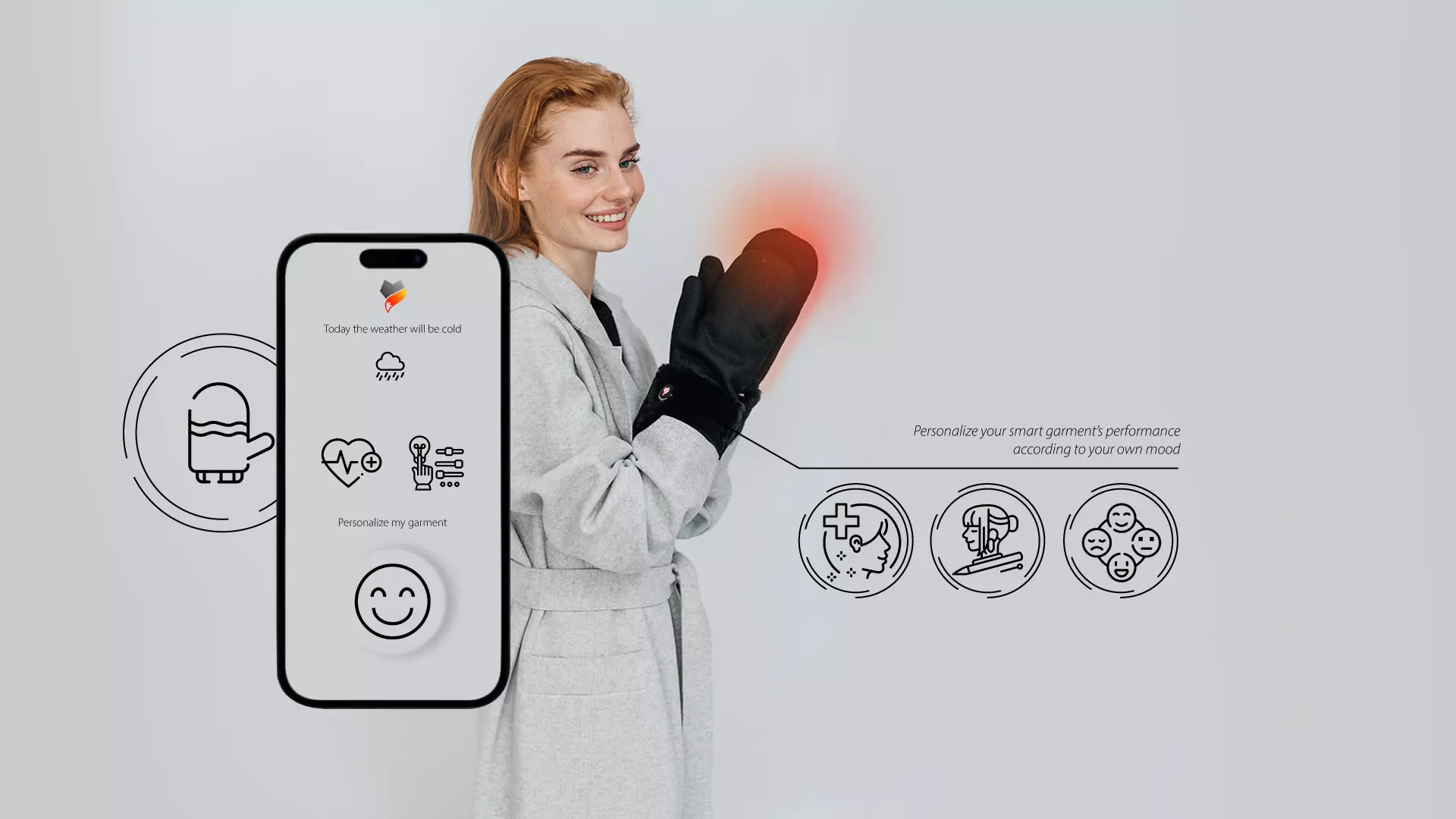 Vulpés smartphone controlled heated clothing