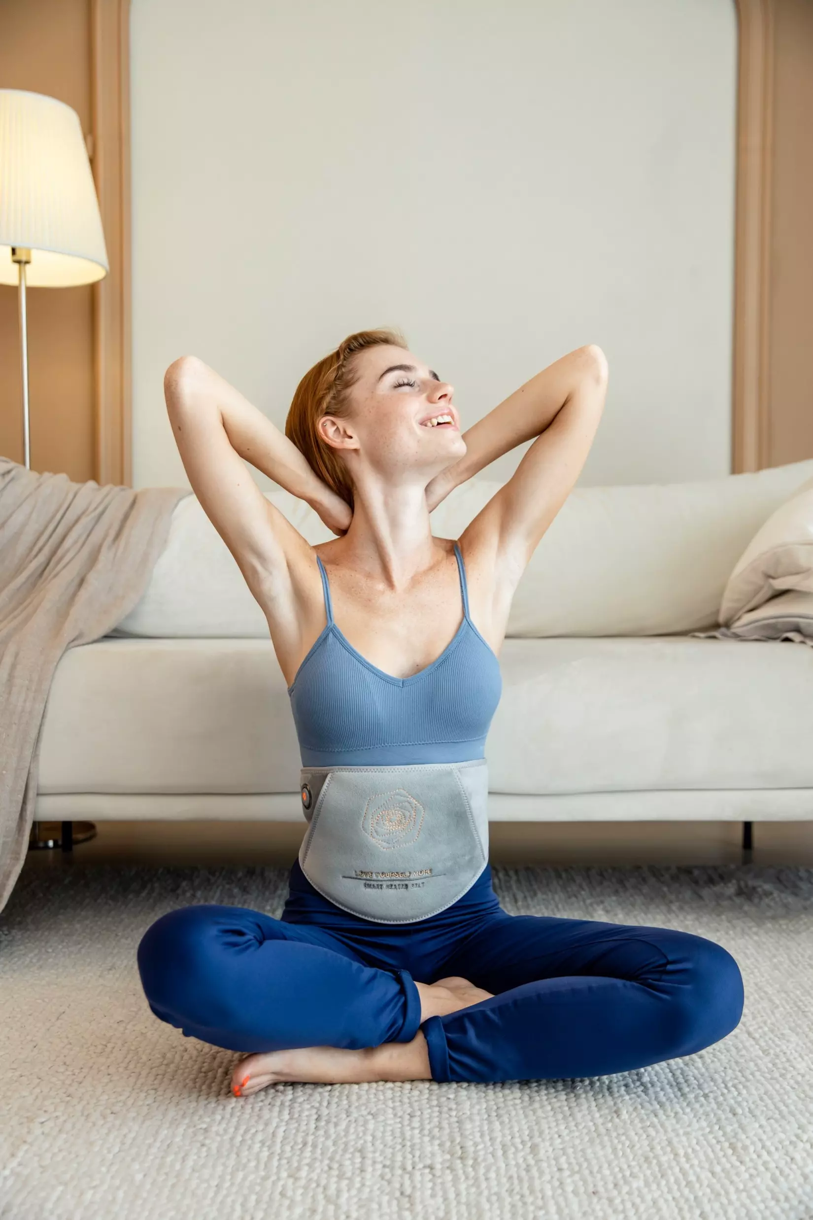 Vulpés smart abdominal belt against endometriosis