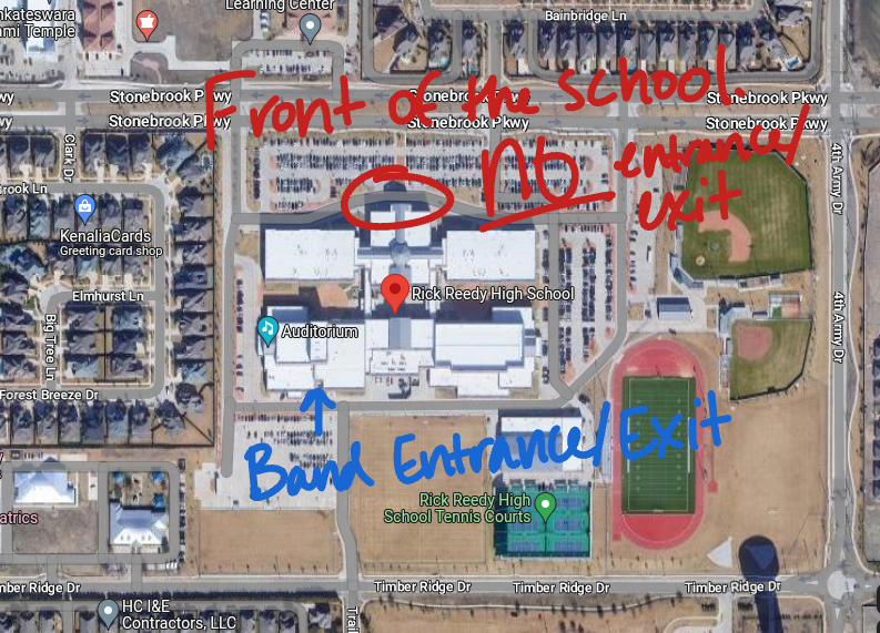 Unity Reed High School Map Concert and Symphonic Band - February 3, 2023