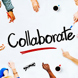 collaborating together
