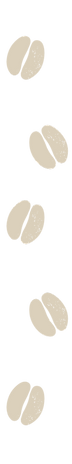 Carmela Coffee beans icon representing farm-to-cup coffee.