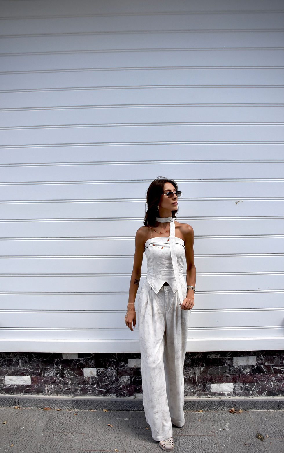 Küçük resim: Bhioctoria Straplez Crop Pantolon Takım