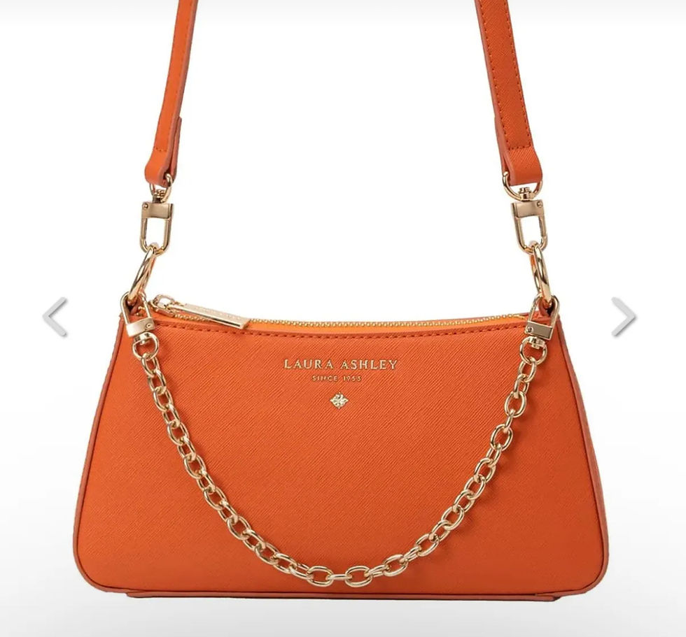 Küçük resim: Laura Ashley Çapraz Askılı Zincir Detaylı Kol Çantası